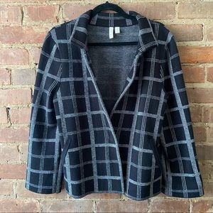 Anthropologie Moth Windowpane Jacket